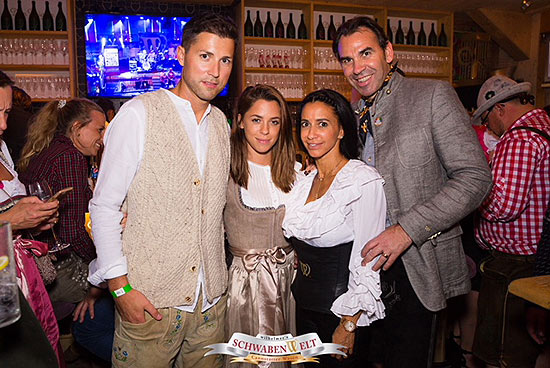 Vanessa Mai und ihr Ehemann Andreas Ferber, Daniela Wilhelmer, Michael Wilhelmer